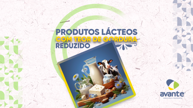 produtos lácteos com teor de gordura reduzido